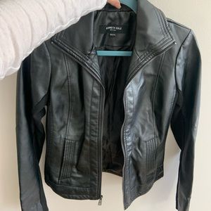 Kenneth Cole black leather jacket